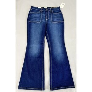 Wonderly Flare High-Rise Fitted Through Hip & Thigh Full Length‎ 12P Petite NWT